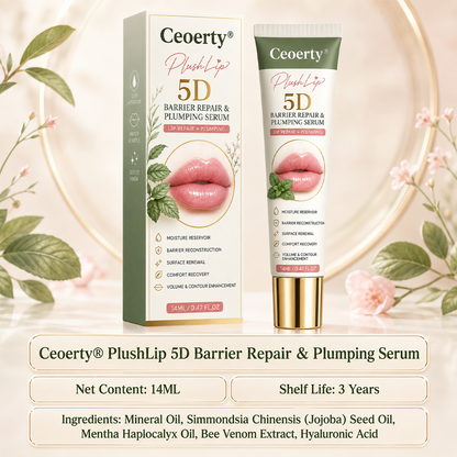 Ceoerty® PlushLip 5D Barrier Repair & Plumping Serum