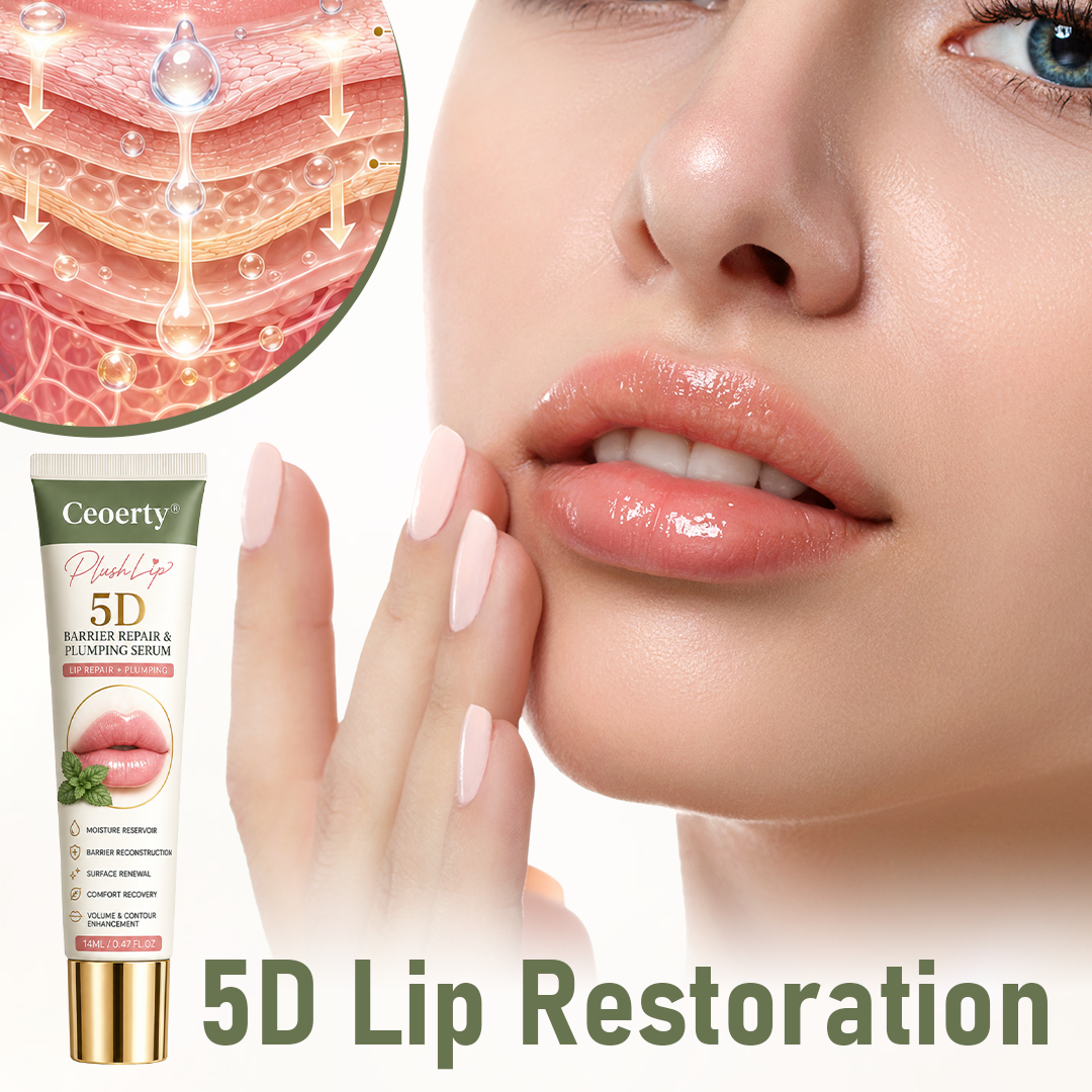 Ceoerty® PlushLip 5D Barrier Repair & Plumping Serum