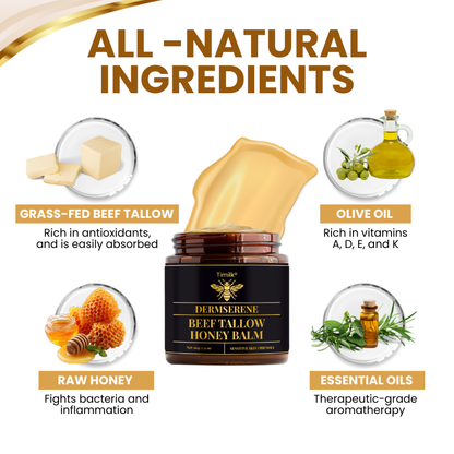 Timilk® DermSerene Beef Tallow Honey Balm