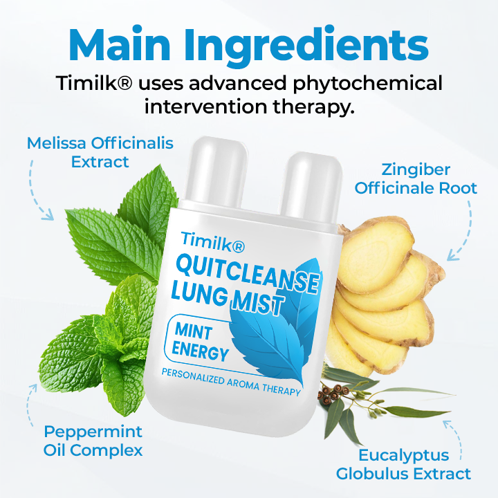 Timilk® QuitCleanse Lung Mist — Break Free From Cigarettes in 21 Days