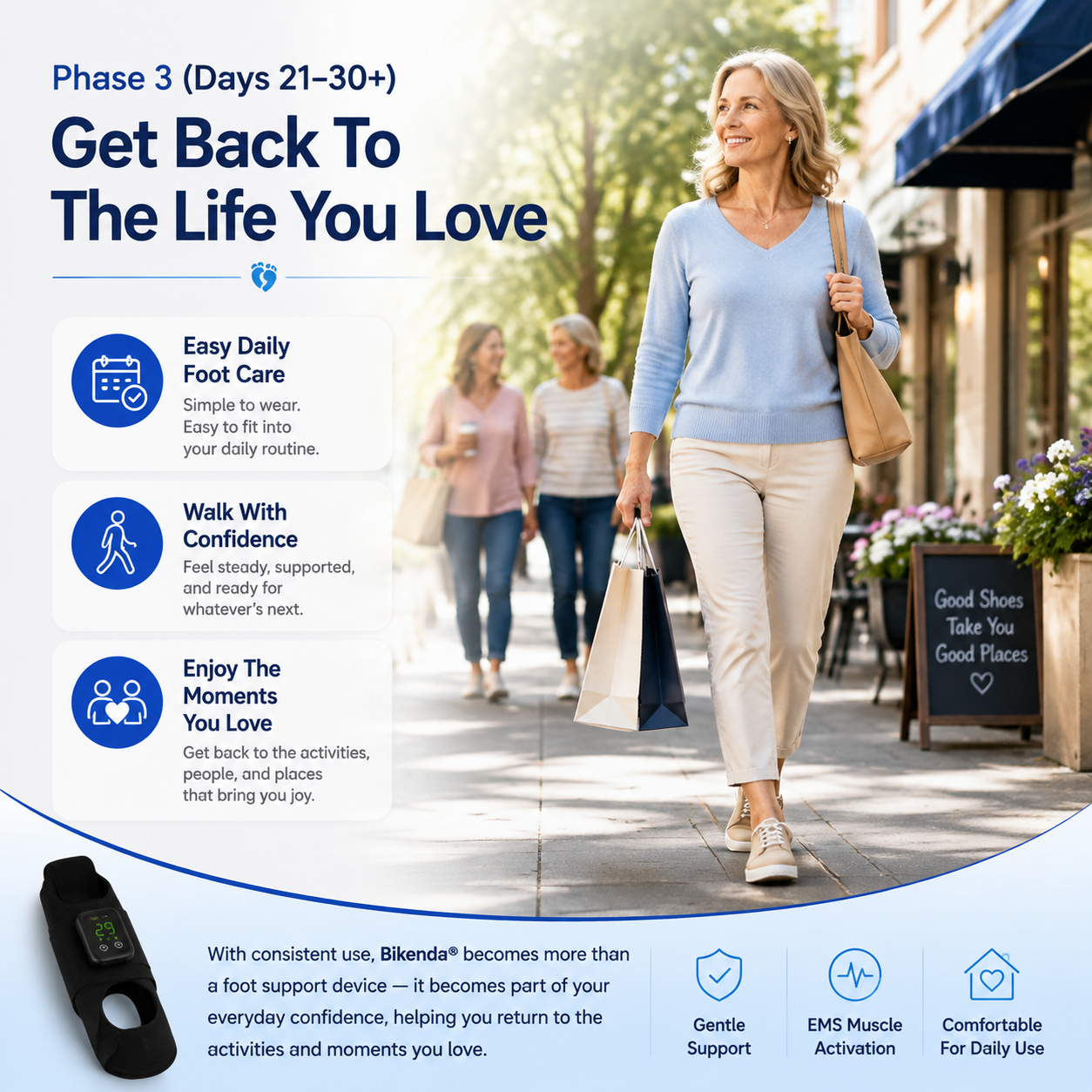 Bikenda® FootAlign EMS Pro —— Advanced EMS Foot Support System